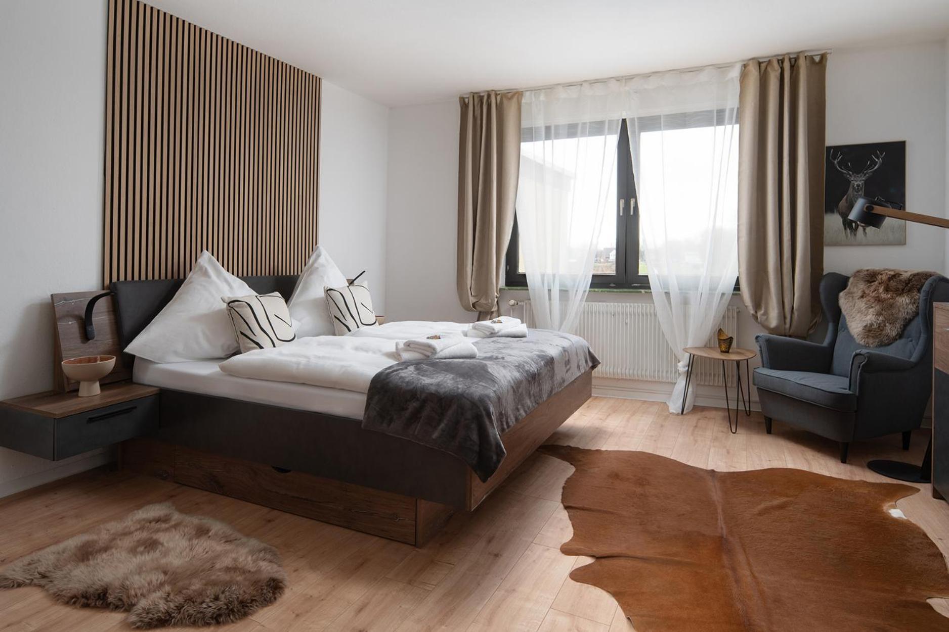1-4 Gaeste Wohnung W-Lan, Netflix, Amazon, Parken, Arbeitsplatz, 24H Check In ,Vollausgestattet Kueche, Handtuecher Seife U,V,M Fuer Geschaeftsreisende, Paare, Familien , Datteln Bagian luar foto